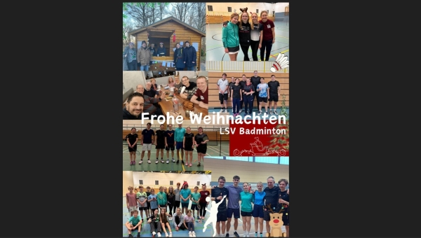 Badminton-Abteilung wünscht Schönes Weihnachtsfest 2024